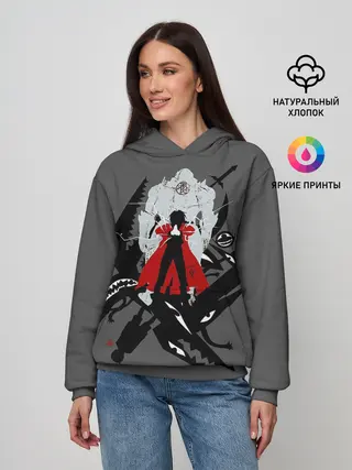 Женское худи / Стальной алхимик