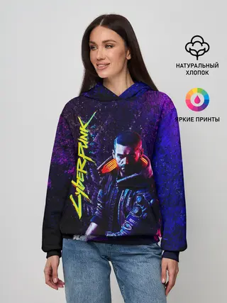Женское худи / Cyberpunk 2077