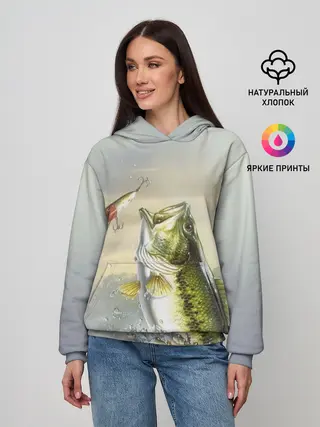 Женское худи / Рыбалка