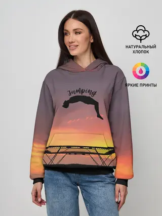 Женское худи / Jumping