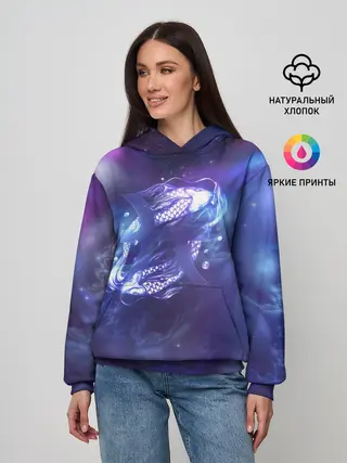 Женское худи / Рыбы