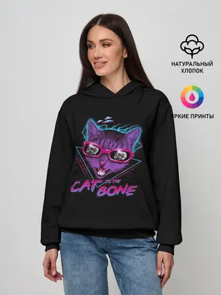 Женское худи / Cat To The Bone