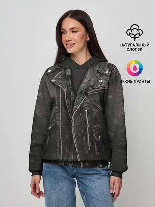 Женское худи / Косуха терминатора