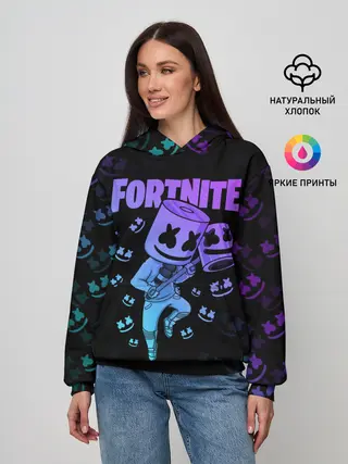 Женское худи / FORTNITE MARSHMELLO