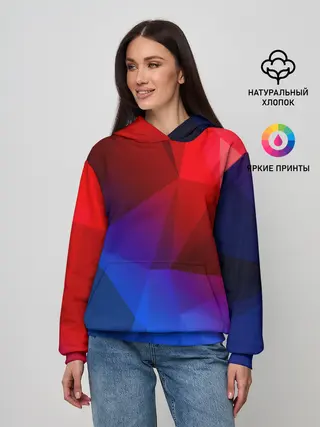 Женское худи / RED&BLUE