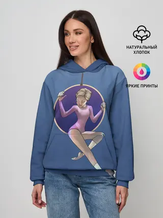 Женское худи / Gymnastics on the rings