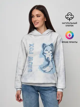 Женское худи / Snow fox