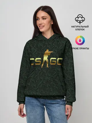 Женское худи / cs go gold