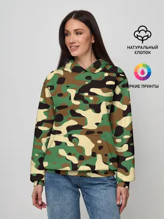 Женское худи / Камуфляж