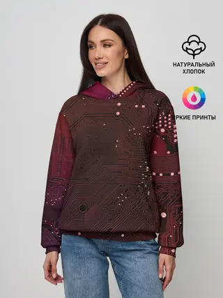 Женское худи / МАТЕРИНСКАЯ ПЛАТА
