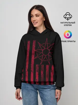 Женское худи / Slipknot Флаг