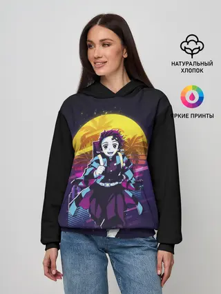Женское худи / Танджиро Камадо Kimetsu no Yaiba