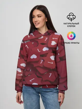Женское худи / Like 3D/Лайк