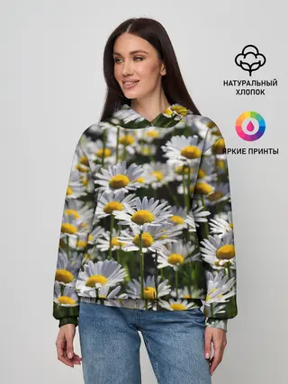 Женское худи / Ромашки