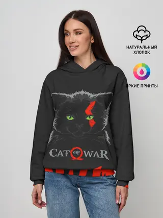Женское худи / Cat of war