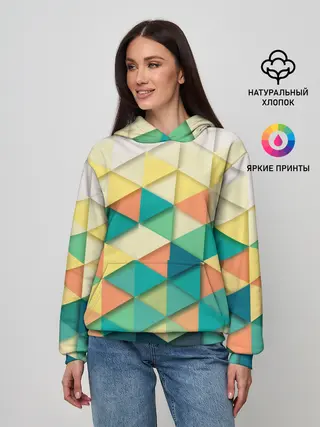 Женское худи / Ромбики