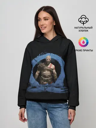 Женское худи / God of war | Ragnarok