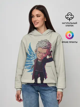 Женское худи / Nero Big head