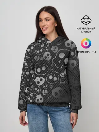 Женское худи / ART SKULL