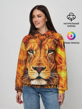Женское худи / LION