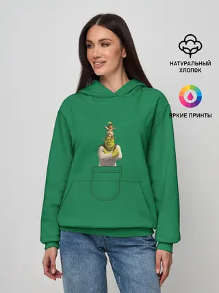 Женское худи / Шрек. Трио в кармане