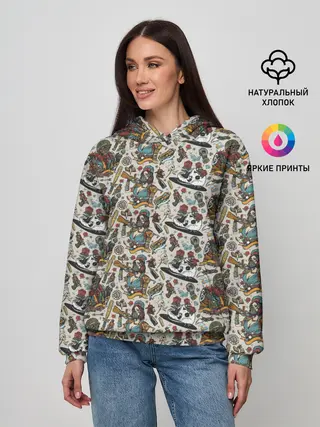 Женское худи / апокалипсис / конец света