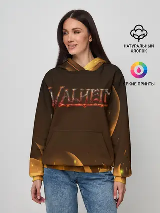 Женское худи / Valheim: Вальхейм выживание.