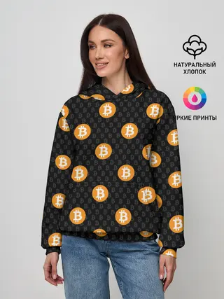 Женское худи / БИТКОИН | BITCOIN