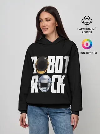 Женское худи / Robot Rock