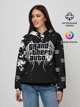Женское худи / Grand Theft Auto крылья
