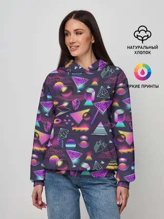 Женское худи / Vaporwave art