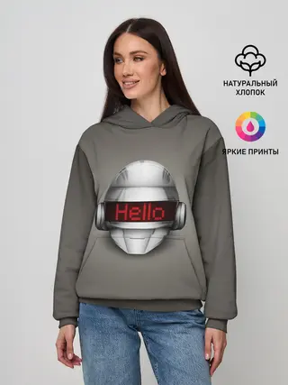 Женское худи / Daft Punk | Hello