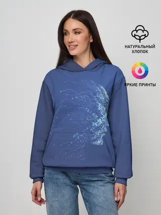 Женское худи / Digital face