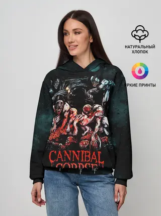Женское худи / Cannibal Corpse