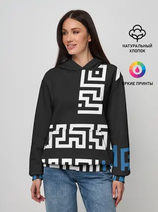 Женское худи / Геометрический Минимализм