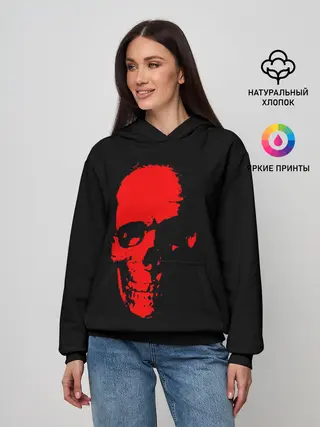 Женское худи / Кровавый череп