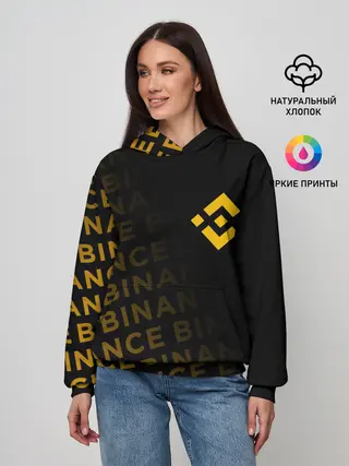 Женское худи / BINANCE / БИНАНС / БАНАН