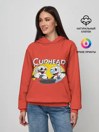 Женское худи / Cuphead