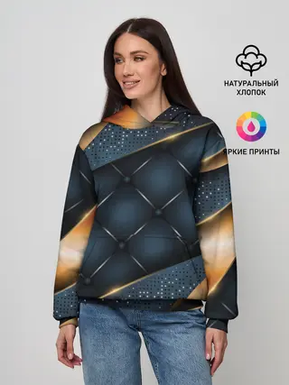 Женское худи / 3D VIP GOLD CORNERS
