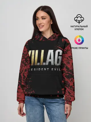 Женское худи / Resident Evil Village логотип