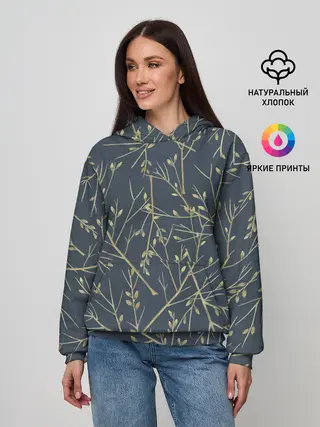 Женское худи / Осенние ветки