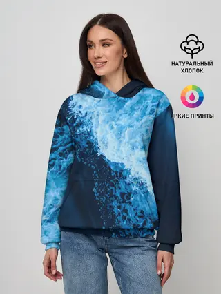 Женское худи / море