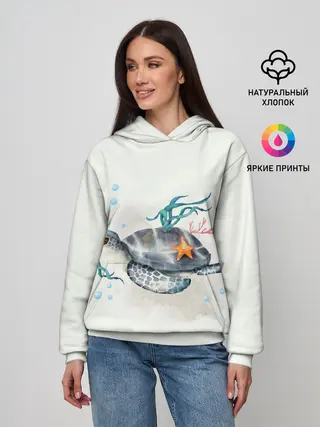Женское худи / черепашка