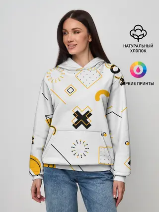 Женское худи / Геометрический узор