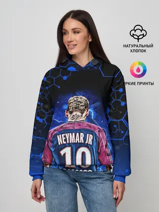 Женское худи / НЕЙМАР / NEYMAR JR / НЕОН
