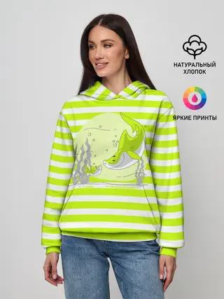 Женское худи / Акула