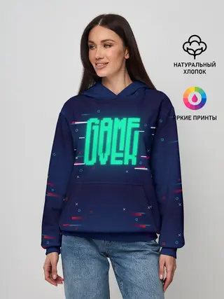 Женское худи / Game Over