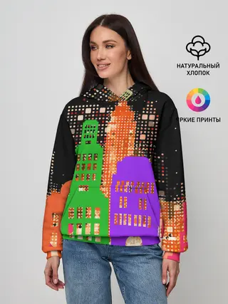 Женское худи / Ночной Город