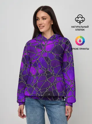Женское худи / Стеклянная мозайка