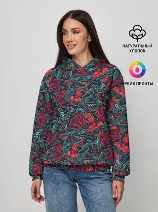 Женское худи / Тату мастер